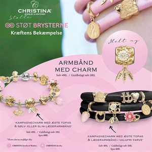 Unterstütze die Brustkrebsforschung Kampagnenarmband von Christina Collect